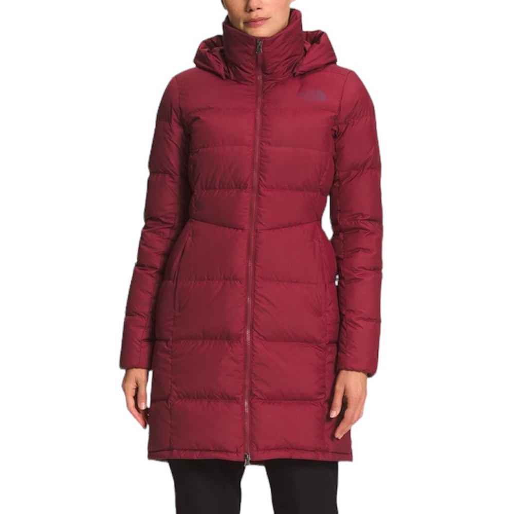 The North Face Women’s Metropolis Parka Coat In Cordovan - Picture 10 of 11